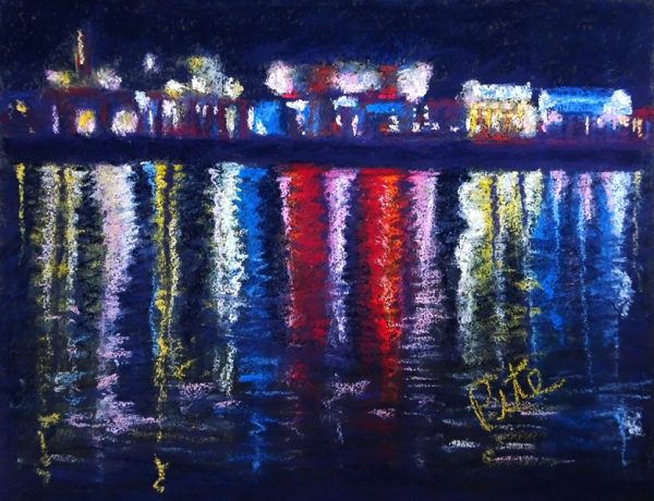 Chania Harbor Night